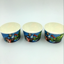 Load image into Gallery viewer, 10 PCS. The Avengers Themed Disposable Ice Cream Party Soup/Cups
