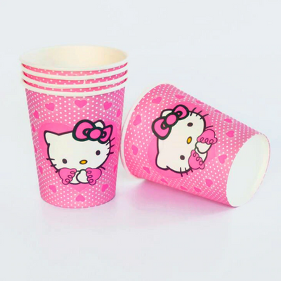 Hello Kitty Themed Pink Party Cups For Party Celebrations