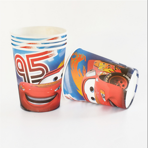 Cars Lightning McQueen Theme Party Cups