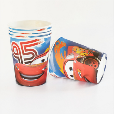 Cars Lightning McQueen Theme Party Cups