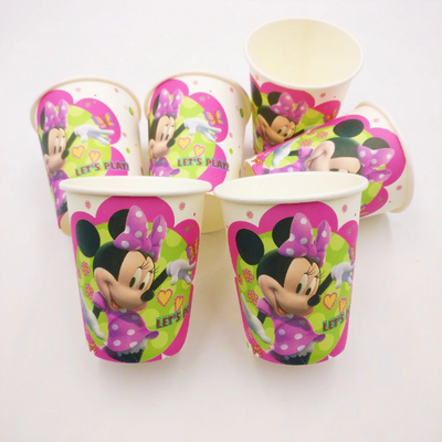 Minnie Mouse Themed Pink Party Cups
