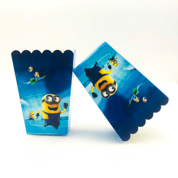 6 PCS. Minions Popcorn Box