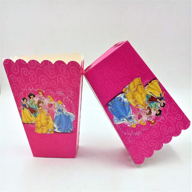 Disney Princess Featured Pink Party Popcorn Box