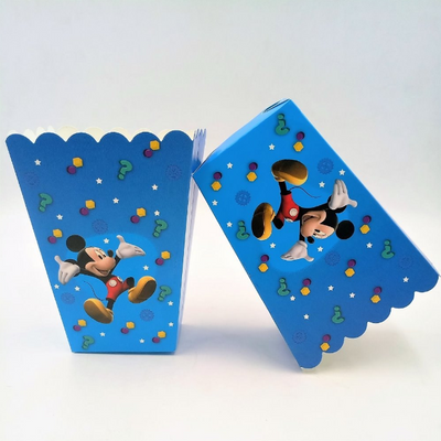 Mickey Mouse Themed Party Popcorn Box