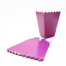 Load image into Gallery viewer, 6 PCS. Plain Pattern Popcorn Box