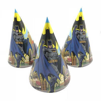Batman Themed Kiddie Party Hats