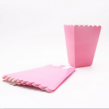 Load image into Gallery viewer, Plain Pink Kiddie Popcorn Party Box