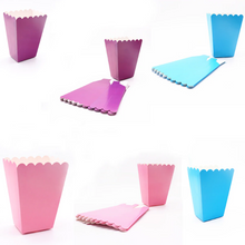 Load image into Gallery viewer, 6 PCS. Plain Pattern Popcorn Box
