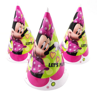 Minnie Mouse Theme Kiddie Party Hats