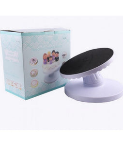 11 inch x 5.4 inch Durable Fondant Revolving Cake Stand